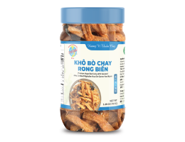 PREMIUM VEGAN BEEF JERKY WITH SEAWEED (KHÔ BÒ CHAY RONG BIỂN)