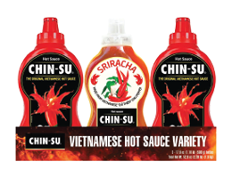 CHIN-SU VIETNAMESE ORIGINAL & SRIRACHA HOT SAUCES (GIFT PACK)