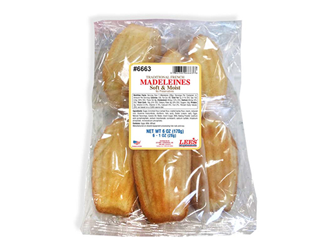 LEE'S TRADITIONAL FRENCH
MADELEINES