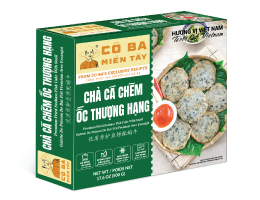 PREMIUM FRIED SEABASS FISH CAKE WITH SNAIL