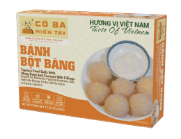TAPIOCA PEARL BALLS WITH MUNG BEAN AND COCONUT MILK FILLINGS