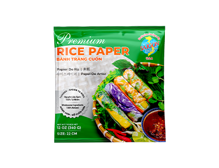 PREMIUM RICE PAPER 22CM